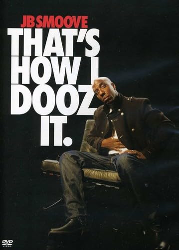 JB Smoove comedy DVD cover featuring the comedian in a chair.