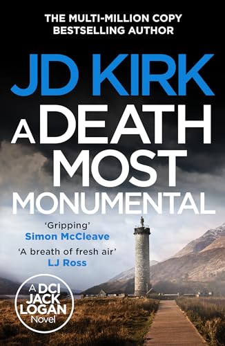 Book cover featuring a stone tower in a landscape with mountains under cloudy skies.