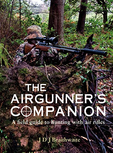 Book cover: hunter with air rifle in woodland, titled "The Airgunner's Companion".
