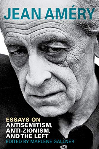 Book cover featuring a close-up portrait of Jean Améry, with text “Essays on Antisemitism.”