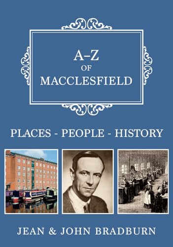 Book cover: “A-Z of Macclesfield” with historical images and author names.