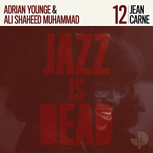 Jean Carne album cover with portrait of a smiling Black woman.