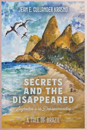 Book cover with painted landscape of mountains, beach, and birds.