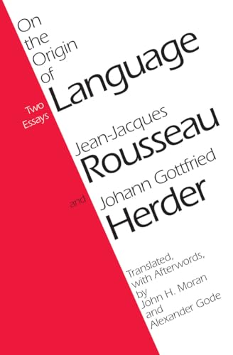 Book cover: “On the Origin of Language” by Rousseau and Herder.