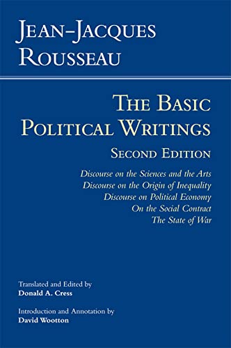 Book cover: “Rousseau: The Basic Political Writings,” second edition.