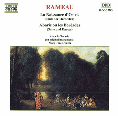 CD cover for Rameau’s “La Naissance d’Osiris” with a pastoral painting.