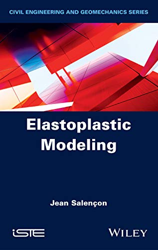 Book cover for "Elastoplastic Modeling" with abstract red and white design.