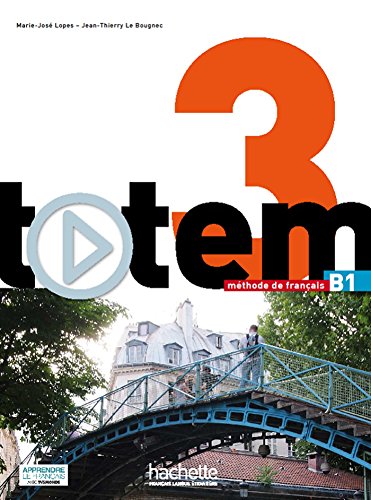 French textbook cover, “Totem 3”, with a bridge and large red number 3.