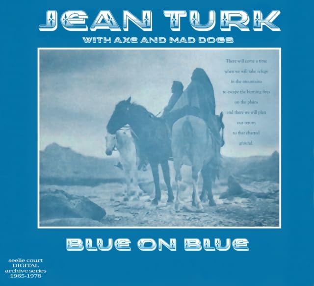Album cover showing two figures on horseback in a blue-toned, mountainous landscape.
