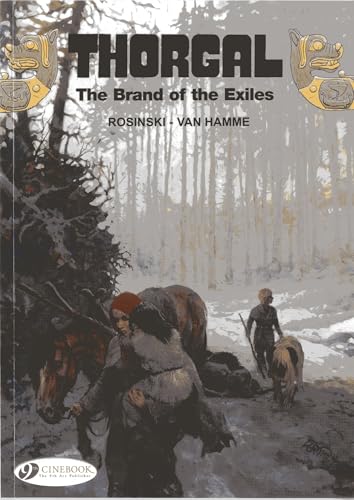 Comic book cover: figures with horses walk through a snowy forest.