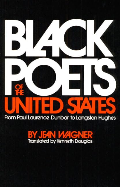 Book cover: "Black Poets of the United States" by Jean Wagner.