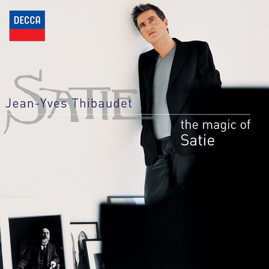 Album cover featuring pianist Jean-Yves Thibaudet and black-and-white portraits.