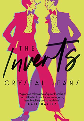 Book cover featuring two figures in suits, mirrored and stylized.