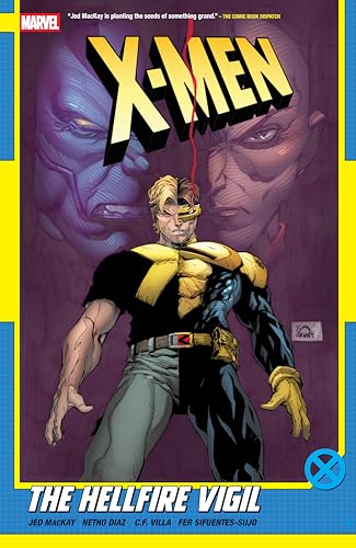X-Men comic book cover featuring Cyclops with a red blast effect.
