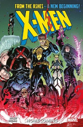 X-Men comic book cover featuring Cyclops and a team of mutants.