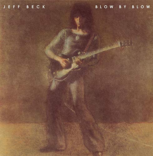 Jeff Beck album cover: a guitarist playing in a sepia-toned image.