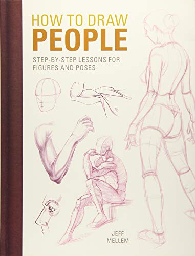 Book cover titled How To Draw People featuring sketches of human figures and anatomy.