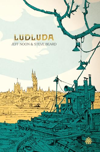 Book cover: illustrated cityscape with a teal, mechanical foreground.