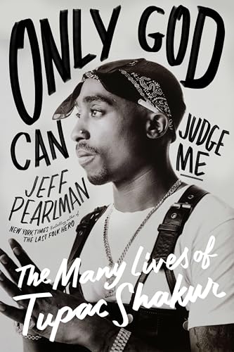 Black and white book cover featuring a portrait of Tupac Shakur wearing a bandana.