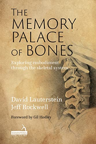 Book cover: "The Memory Palace of Bones" with a spinal column illustration.