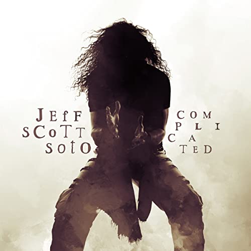 CD cover for Jeff Scott Soto’s “Complicated” featuring a shadowed portrait.