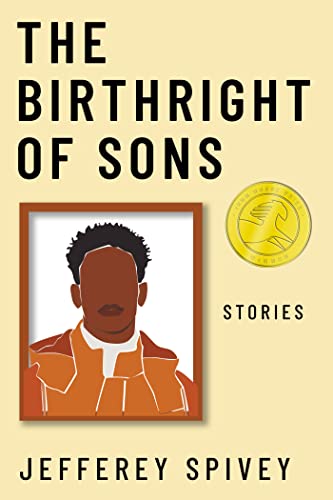 Book cover with portrait of a young Black man in an orange jumpsuit.