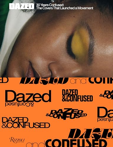 Book cover featuring a close-up of a person with closed eyes and orange text.