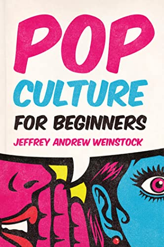 Book cover: “Pop Culture for Beginners” with illustrated faces.