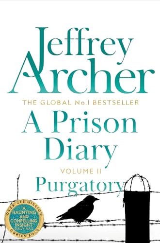 Book cover: "A Prison Diary Volume II: Purgatory" with a bird on barbed wire.