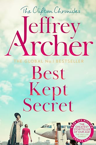 Book cover for Best Kept Secret by Jeffrey Archer featuring people boarding an airplane.