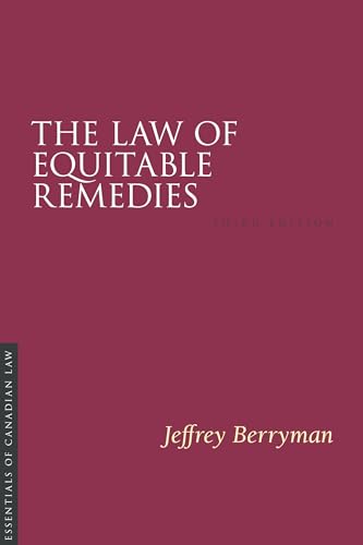 Book cover: “The Law of Equitable Remedies, 3/e” by Jeffrey Berryman.