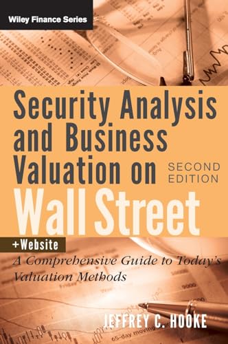 Book cover: "Security Analysis and Business Valuation on Wall Street," second edition.