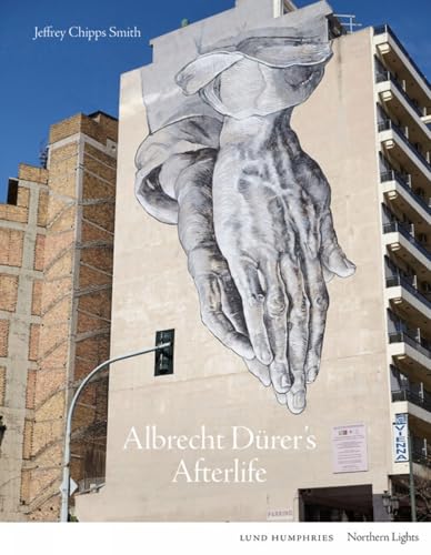 Book cover featuring a large mural of praying hands on a building.