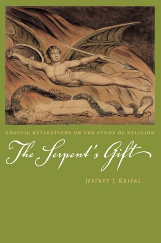 Book cover: winged figure, serpent, and title "The Serpent's Gift.