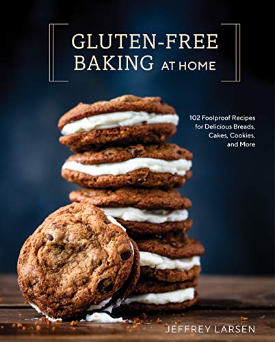 Book cover featuring a stack of chocolate chip cookies with white filling.