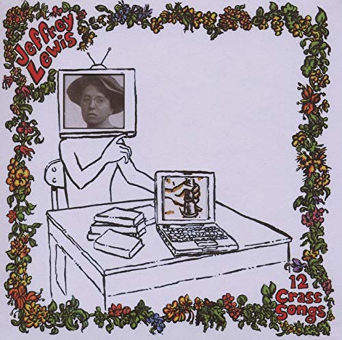 CD cover: hand-drawn illustration of a person with a TV head.