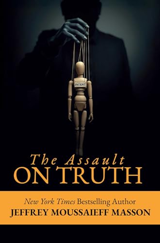 Book cover: puppet controlled by unseen hands, titled “The Assault on Truth.”