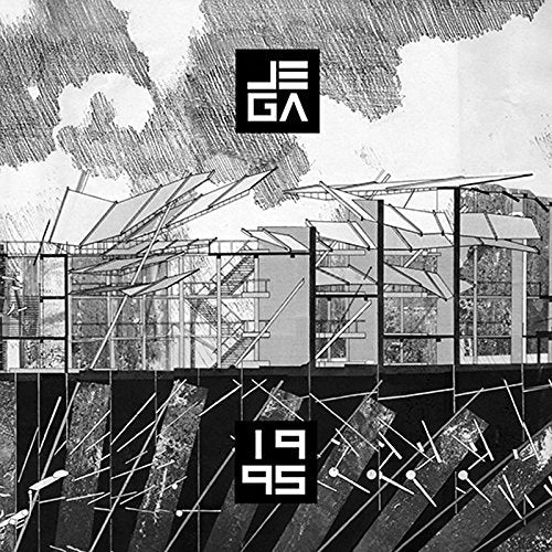 Black and white CD cover with architectural sketch and “1995” text.