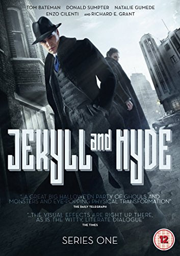 DVD cover for "Jekyll and Hyde Series 1" featuring a man in a black coat.