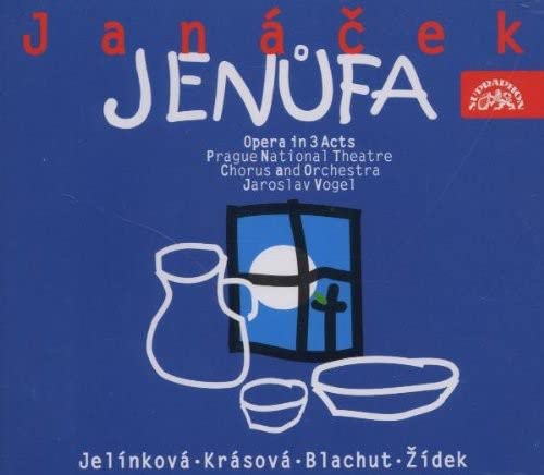 Blue CD cover with white text and simple line drawings of kitchen items.