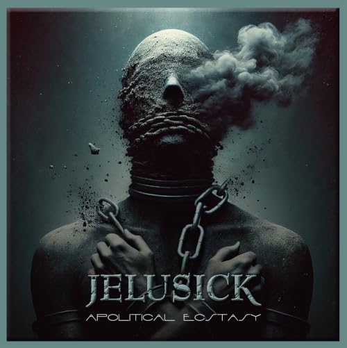 Dark album cover featuring a chained, head-shaped figure with smoke.
