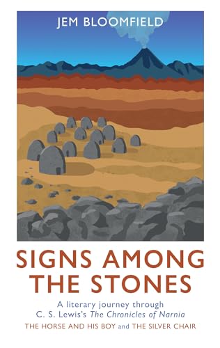 Book cover with stylized landscape of mountains, stones, and text.