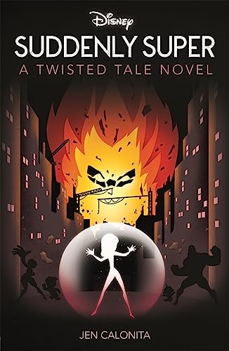 Book cover featuring a silhouette in a force field against a fiery city backdrop.
