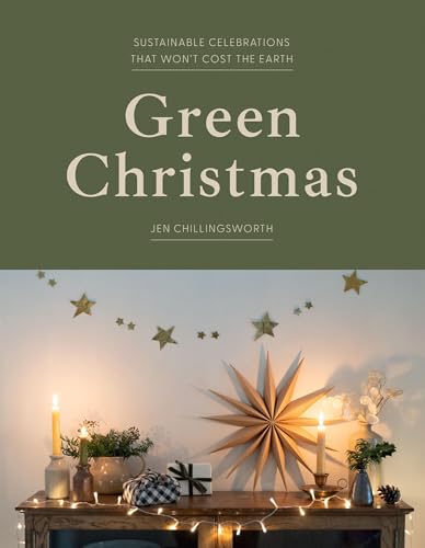 Book cover titled Green Christmas by Jen Chillingsworth featuring festive holiday decor on a table.