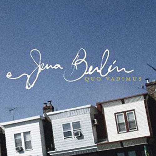 Vinyl album cover: "Jena Berlin - Quo Vadimus" with a cityscape.