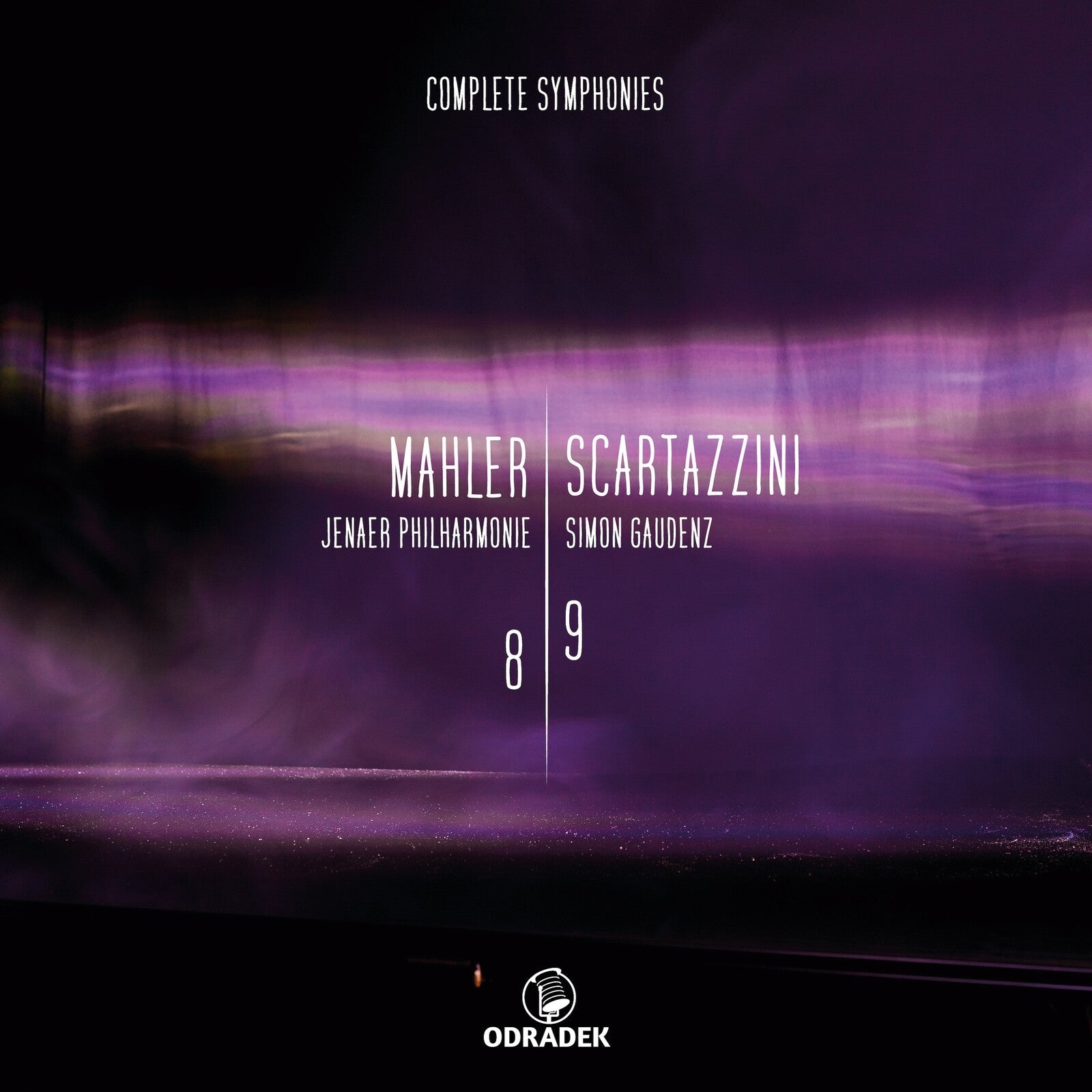 CD cover for Mahler Symphony No. 9, Jenaer Philharmonie, Scartazzini.