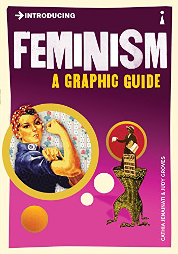 Book cover: “Feminism: A Graphic Guide” with Rosie the Riveter imagery.