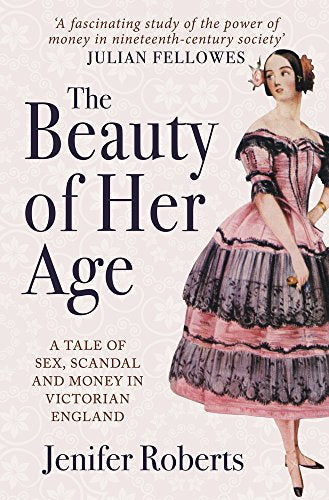 Book cover featuring a Victorian woman in a pink dress.