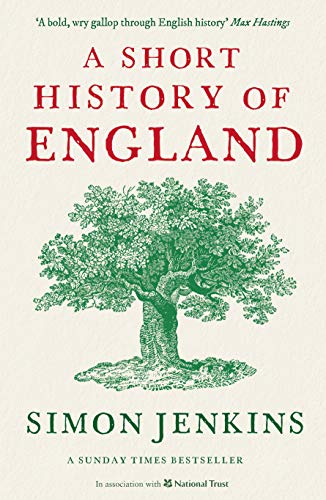 Book cover for A Short History of England by Simon Jenkins featuring a tree.