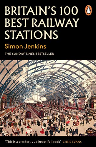 Book cover featuring a busy, arched railway station interior.